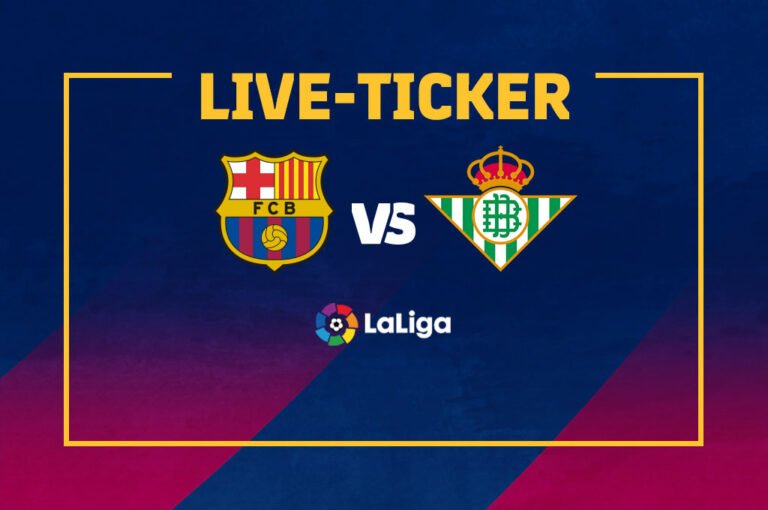 Ticker FC Barcelona vs. Real Betis | Barça verwöhnt Camp Nou mit vier Toren