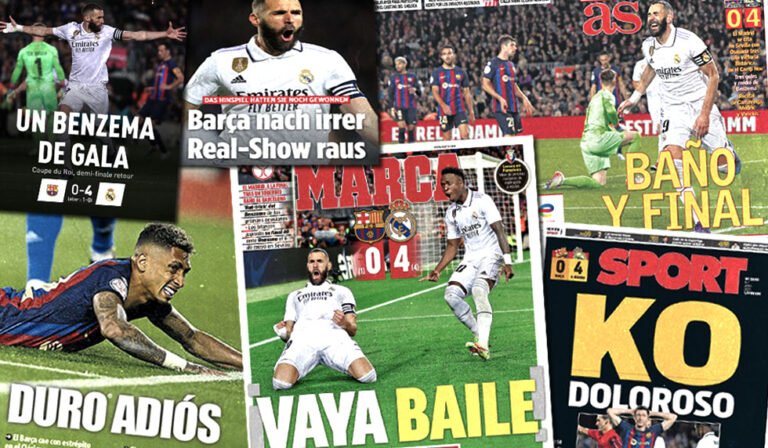 Pressestimmen zum Clásico-K.o.: “Barça fiel einfach auseinander”
