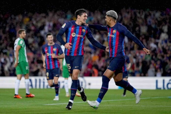 FC Barcelona Real Betis Andreas Christensen Ronald Araújo