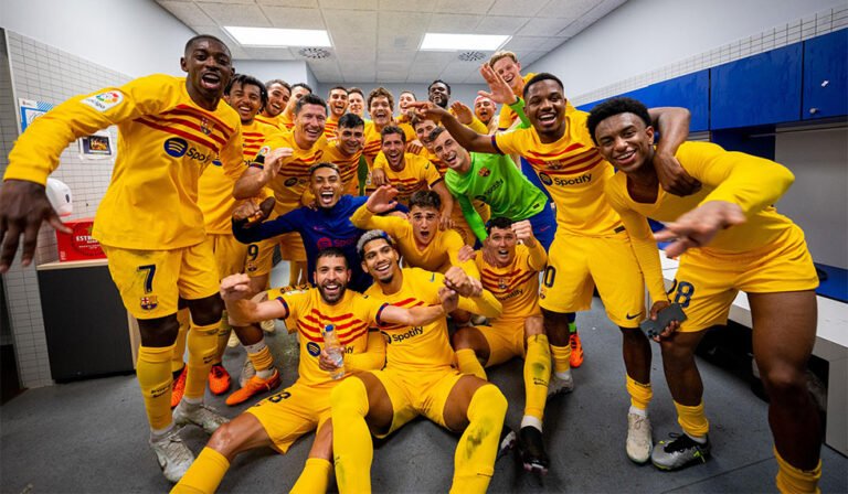 Die besten Fotos: Campeones! Barça feiert Gewinn der Meisterschaft