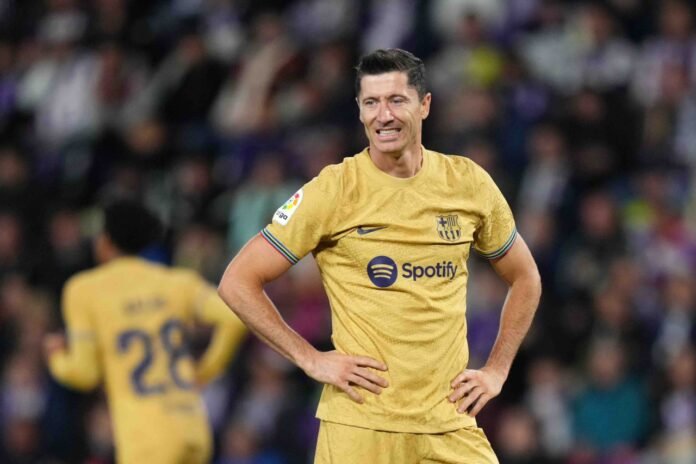 FC Barcelona Real Valladolid La Liga Robert Lewandowski FC Barcelona Real Valladolid La Liga Robert Lewandowski