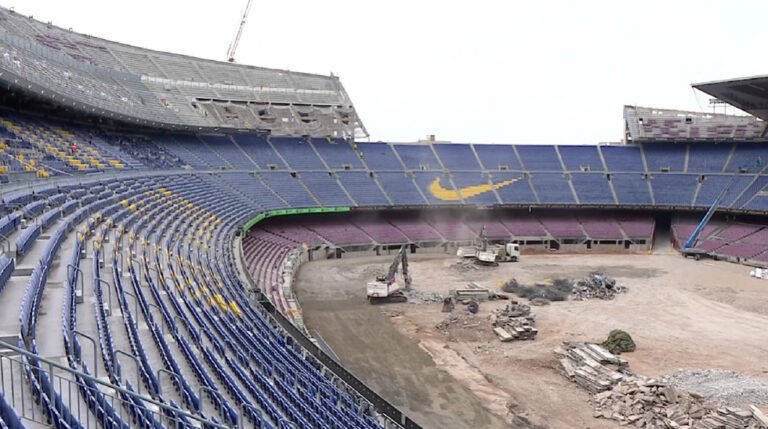 Baustelle Camp Nou: So sieht es im Stadion des FC Barcelona aus