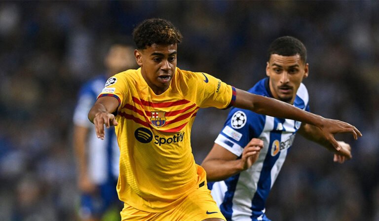 Lamine Yamal FC Barcelona Champions League