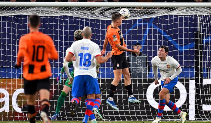 Shakhtar Donetsk v FC Barcelona Hamburg Champions League