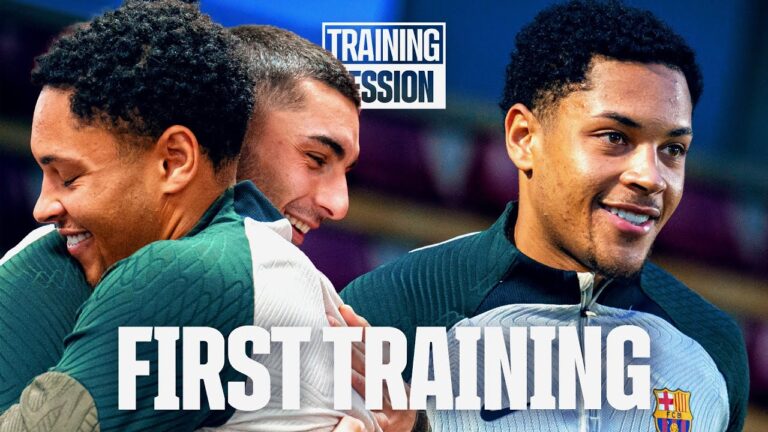 Barça trainiert wieder: Hier trifft Vitor Roque erstmals auf sein neues Team