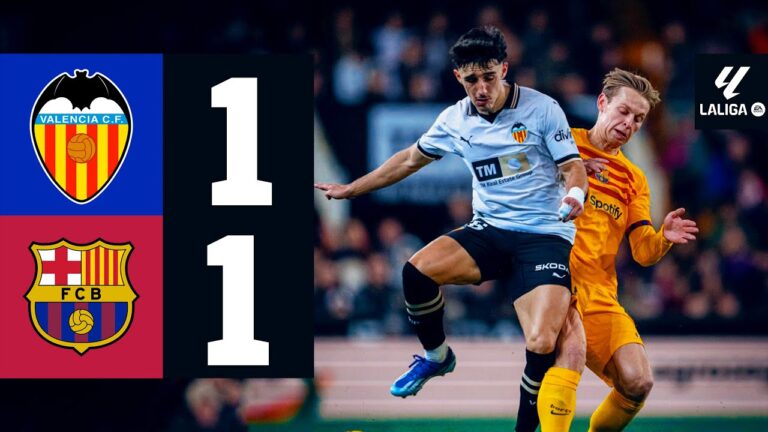 Highlights FC Valencia 1:1 FC Barcelona | Viele Chancen, doch nur Félix trifft