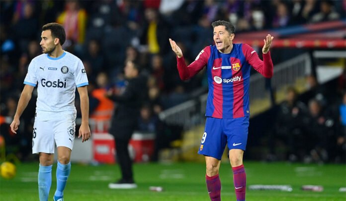 Lewandowski Barcelona Girona Lewandowski Barcelona Girona