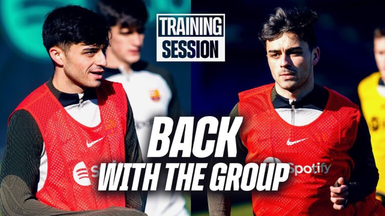 Teilweise zurück im Team-Training: Pedri vor Comeback