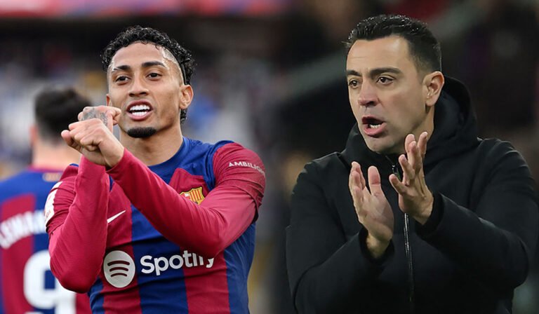 Raphinha Xavi FC Barcelona