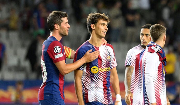 Sergi Roberto Joao Félix FC Barcelona Sergi Roberto Joao Félix FC Barcelona