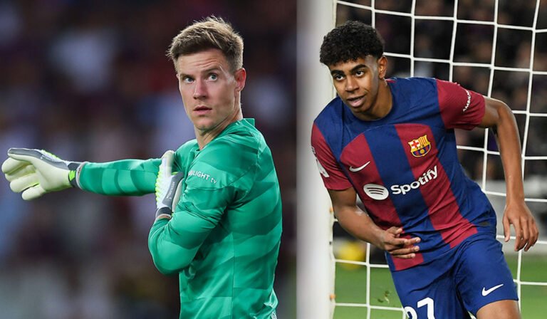 FC Barcelona Ter Stegen Lamine Yamal