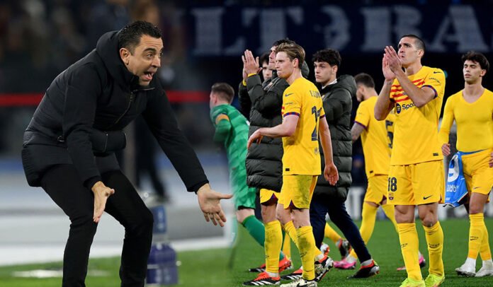 SSC Napoli v FC Barcelona: Round of 16 First Leg - UEFA Champions League 2023/24 SSC Neapel FC Barcelona