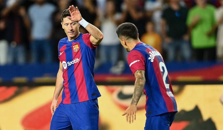 Lewandowski Cancelo FC Barcelona