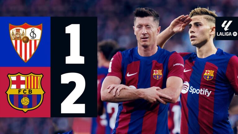 Highlights FC Sevilla 1:2 FC Barcelona | Xavi darf letztmals jubeln