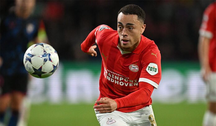 Sergino Dest PSV FC Barcelona Sergino Dest PSV FC Barcelona