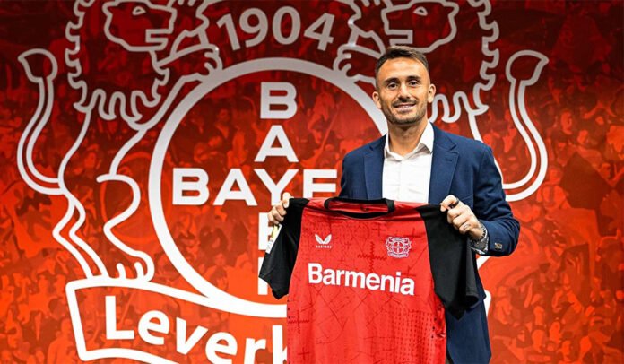 Aleix García Bayer Leverkusen FC Barcelona Aleix García Bayer Leverkusen FC Barcelona
