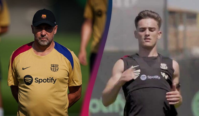 FC Barcelona Flick Gavi