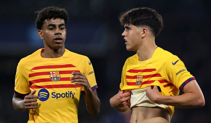 Lamine Yamal Pau Cubarsí FC Barcelona Lamine Yamal Pau Cubarsí FC Barcelona