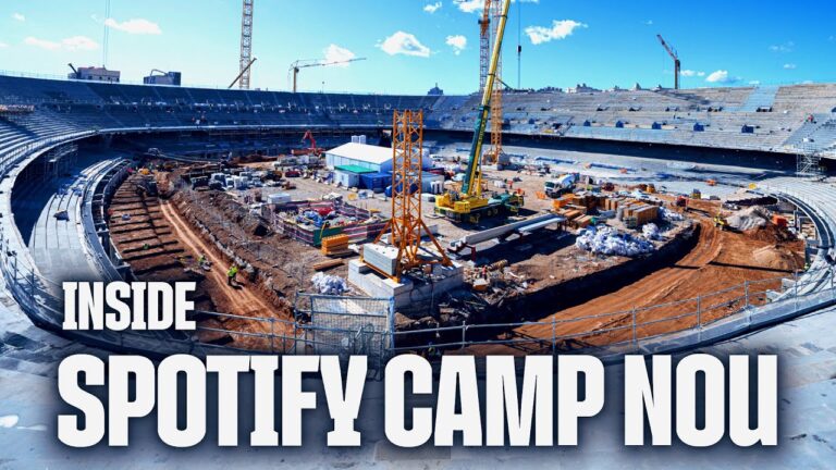 Umbau-Vlog: Barça führt über die Baustelle Camp Nou