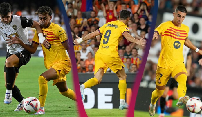 FC Barcelona Lewandowski Lamine Yamal Ferran Torres FC Barcelona Lewandowski Lamine Yamal Ferran Torres