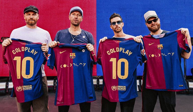 coldplay fc barcelona barca trikot
