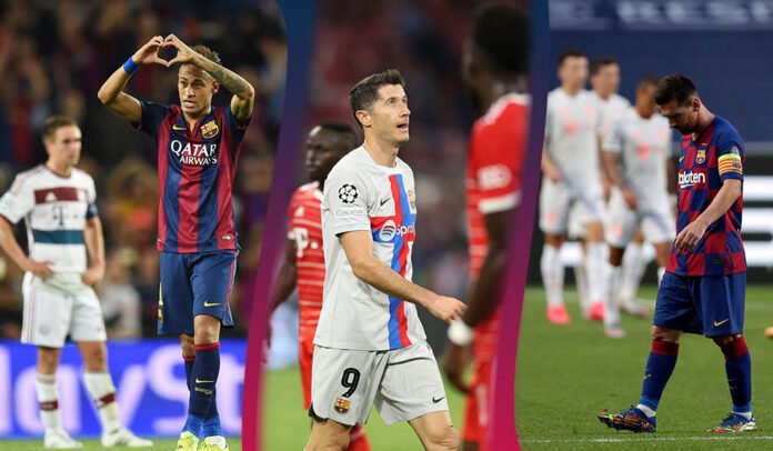 FC Barcelona FC Bayern München Champions League Historie FC Barcelona FC Bayern München Champions League Historie