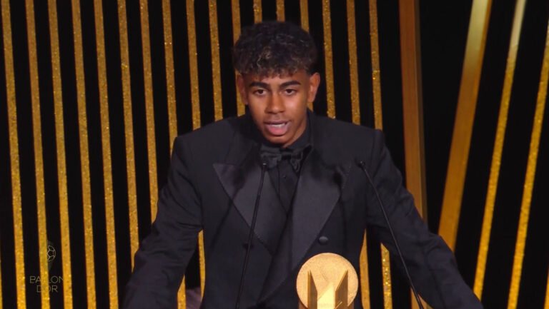Ballon-d’Or-Gala: Lamine Yamal gewinnt Preis als bester Youngster