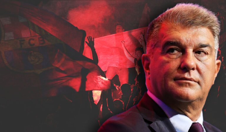 FC Barcelona Fans Laporta