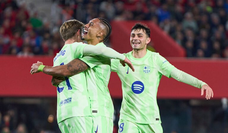 Am Ende wird es deutlich: Barça nach 5:1 auf Mallorca wieder in der Spur