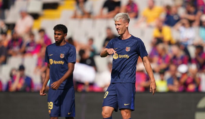 Dani Olmo Lamine Yamal FC Barcelona Dani Olmo Lamine Yamal FC Barcelona