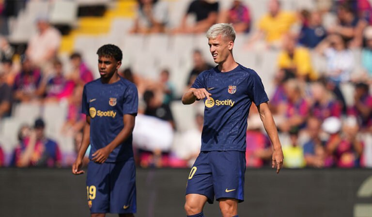 Dani Olmo Lamine Yamal FC Barcelona