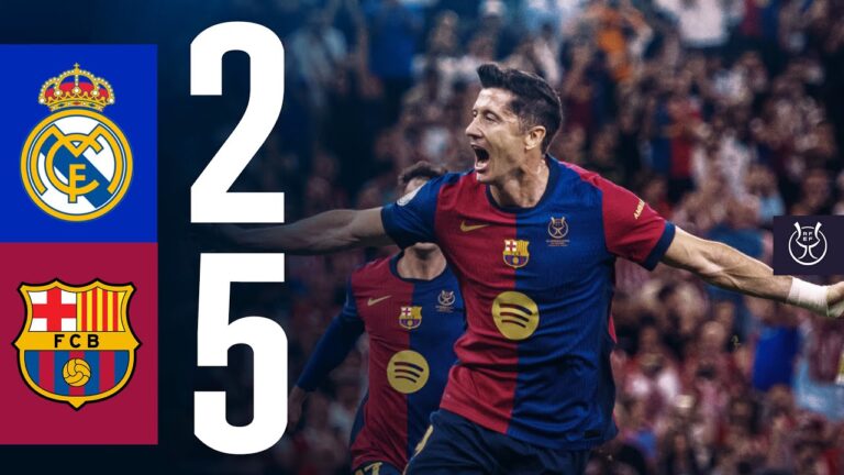 Highlights Real Madrid 2:5 FC Barcelona | Clásicos unter Flick: Spektakel!