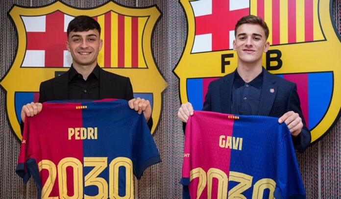 Pedri Gavi FC Barcelona 2030