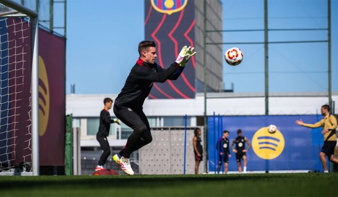 ter stegen training barca