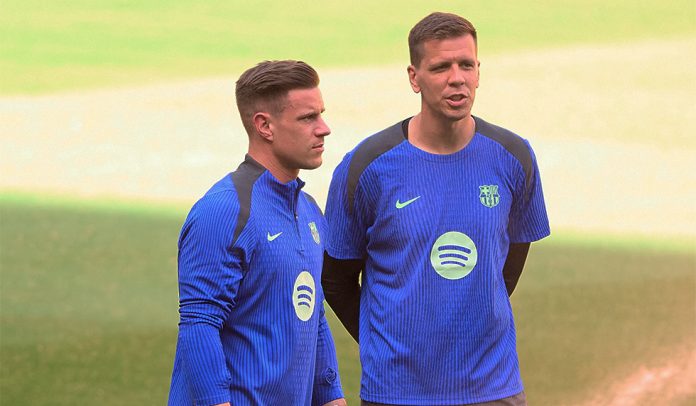FC Barcelona Marc Andre Ter Stegen Wojciech Szczesny FC Barcelona Marc Andre Ter Stegen Wojciech Szczesny