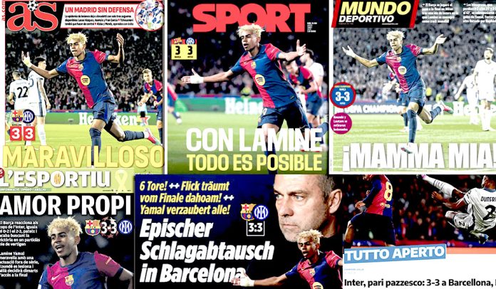 FC Barcelona Inter Mailand Champions League Pressestimmen FC Barcelona Inter Mailand Champions League Pressestimmen