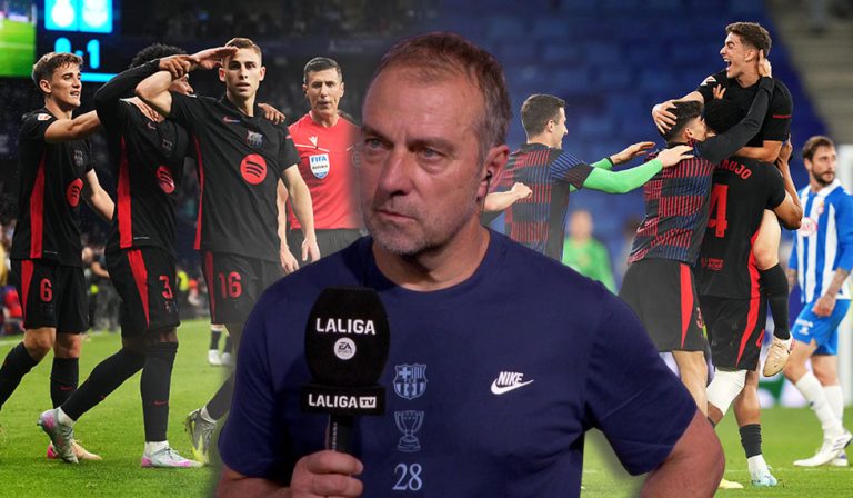 „Mit Barça muss man Titel gewinnen“: Flick krönt erstes Jahr – Laporta hin und weg