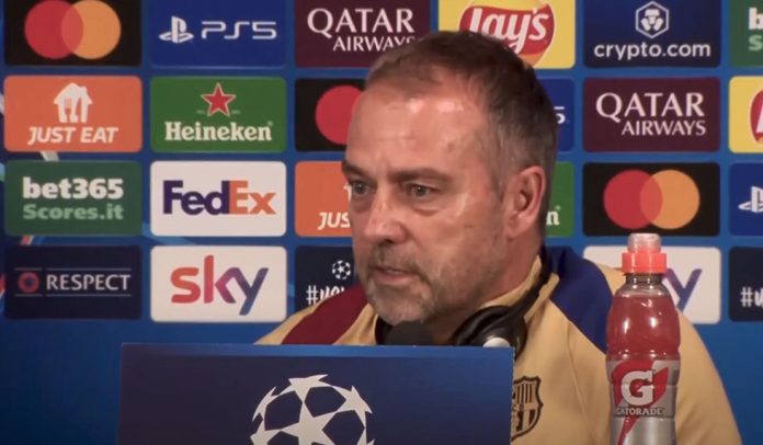 hansi flick pk inter barca