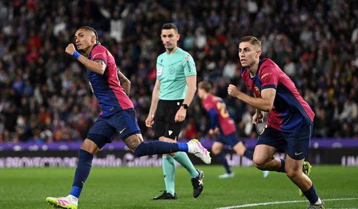 Raphinha Fermín López FC Barcelona Raphinha Fermín López FC Barcelona