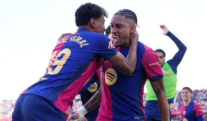 FC Barcelona Remontada Aufholjagd Lamine Yamal Raphinha