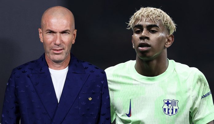 Zinedine Zidane Lamine Yamal FC Barcelona