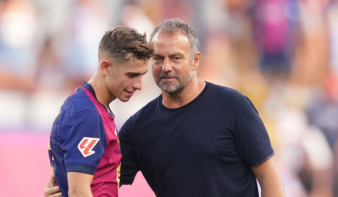 Hansi Flick Fermín López FC Barcelona