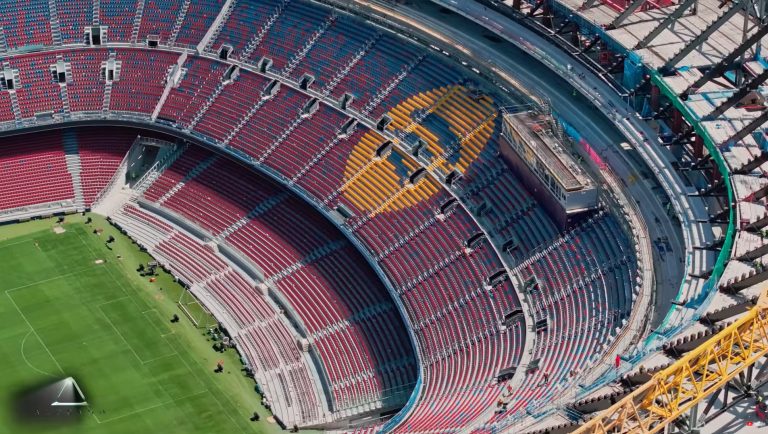 Barça im Mini-Stadion – weil es im Camp Nou so aussieht