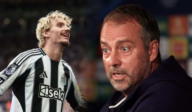 Nick Woltemade Hansi Flick FC Barcelona Newcastle