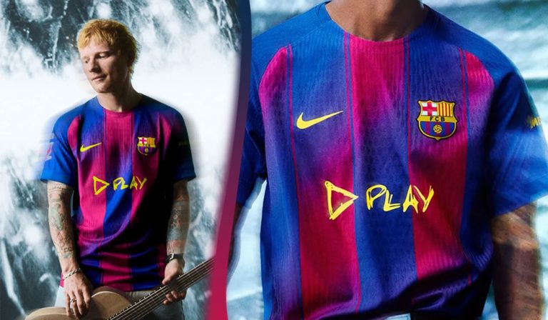 Clásico-Trikot: Barça trägt Logo von Ed Sheeran gegen Real Madrid