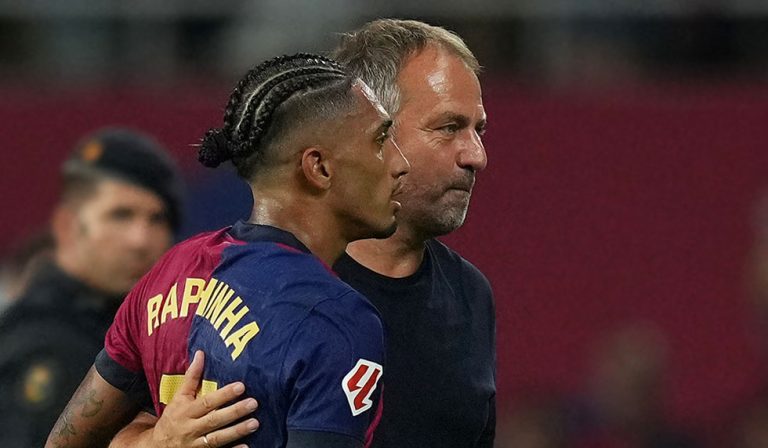 Raphinha wieder im Team-Training – Flick für Clásico gesperrt