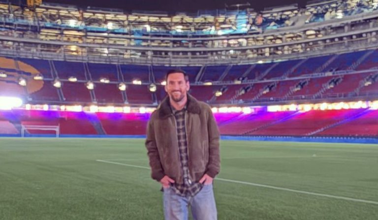 Messi besucht Camp Nou: „Eines Tages zurückkehren“