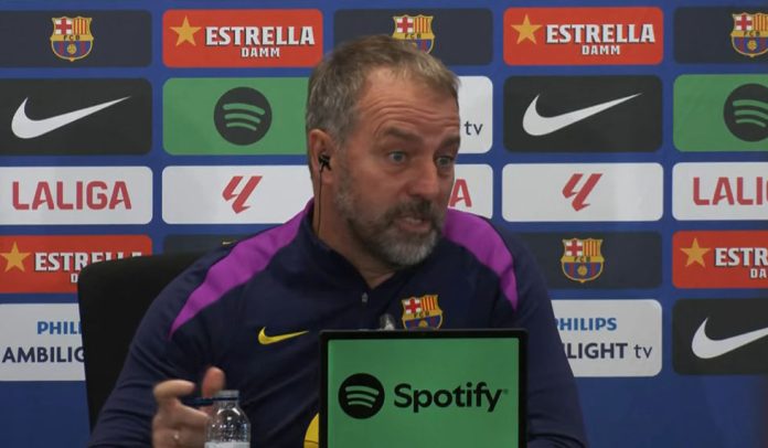 hansi flick pressekonferenz barca