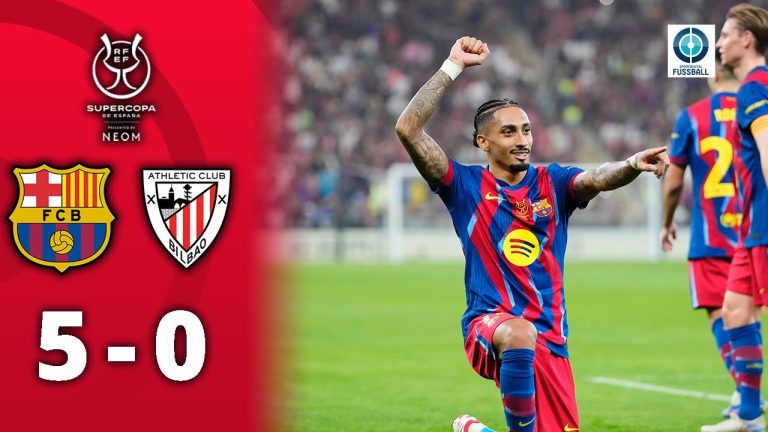 Highlights FC Barcelona 5:0 Athletic Club | Als wäre es die erste Pokal-Runde