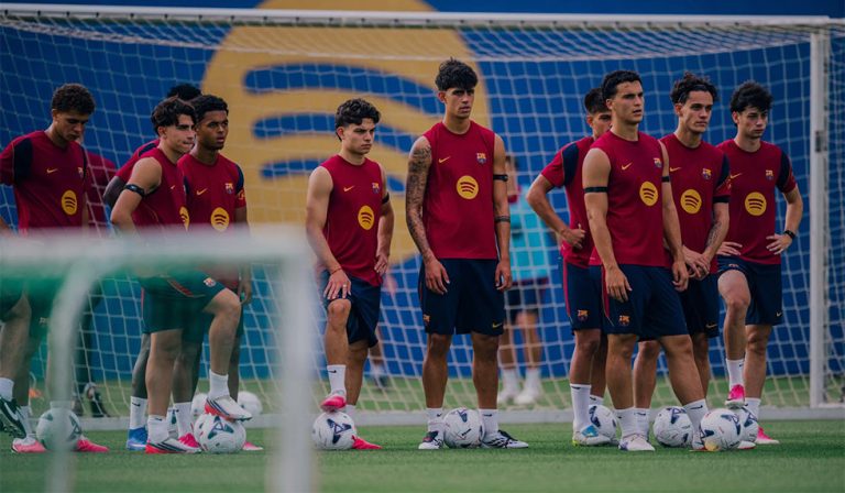 fc barcelona training sommervorbereitung 2026